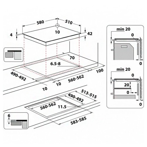 Варочна поверхня Indesit RI 161 C (RI161C)