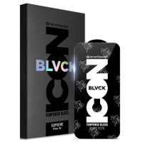 Скло захисне Armorstandart Supreme Black Icon 2.5D Apple iPhone 16e Black (ARM84134)