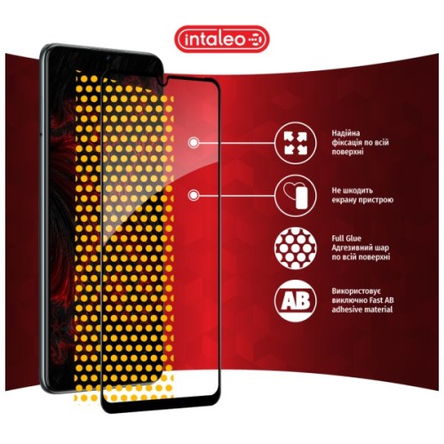 Скло захисне Intaleo Full Glue ZTE Blade A72S Black (1283126575839)