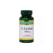 Амінокислота Nature's Bounty L-Лізін, 1000 мг, L-Lysine, 60 каплет (NRT06011)