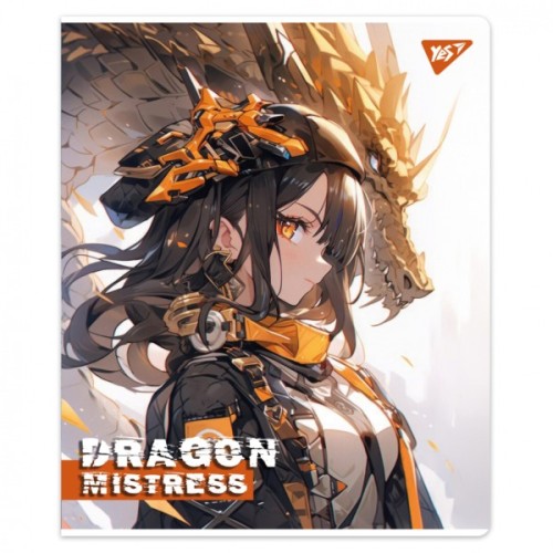 Зошит Yes Dragon mistress А5 12 аркушів клітинка (767491)