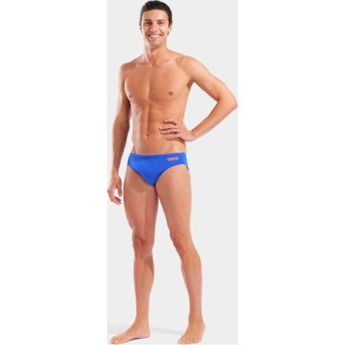 Плавки Arena Team Swim Briefs Solid 004773-803 синій, помаранчевий 95 (3468337731399)