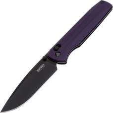 Ніж SRM Terrier D2, Violet G10, Black Stonewash (258L-GN)