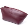 Косметичка Grande Pelle Зі шкіри Сливова (11300)