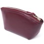 Косметичка Grande Pelle Зі шкіри Сливова (11300)