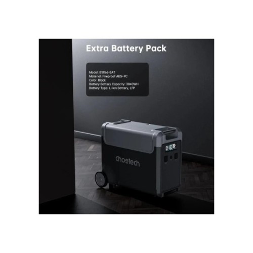 Зарядна станція Choetech 3600W 3848Wh (BS066-BQB)