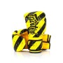 Боксерські рукавички Fairtex BGV14Y Yellow/Black 14 унцій (бинти в комплекті) (BGV14Y_14oz_Yellow/Black)