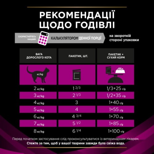 Вологий корм для кішок Purina Pro Plan Veterinary Diets UR ST/OX Urinary З лососем 10 x 85 г (8445290093851)