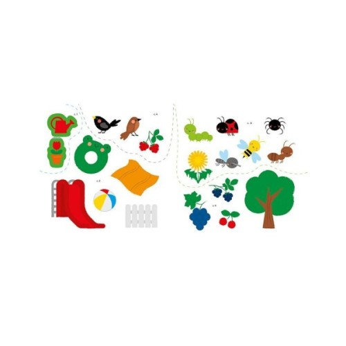 Книга Мої перші слова з наліпками. На дачі - Альона Пуляєва Ранок (9786170986863)