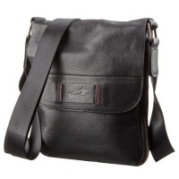 Сумка Shvigel Чоловіча шкіряна Чорна (19113)