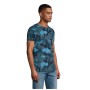 Футболка Sol's Camo men синій камо S (01188536S)