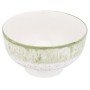 Салатник Ardesto Siena 11.5см, порцеляна, біло-зелений (AR2914SWG)