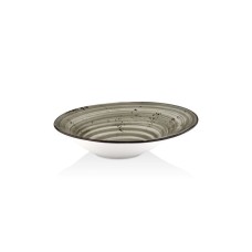 Тарілка By Bone серія "Harmony" для пасти з асиметричним бортом 27 см (HA-SP-GBR-27-CK)