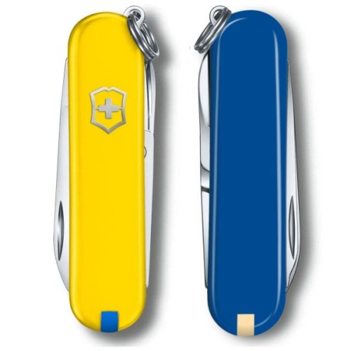 Ніж Victorinox Classic SD Ukraine Жовто-синій (0.6223.8G.2)