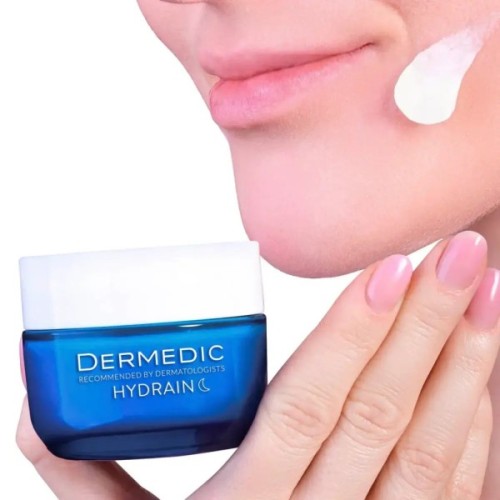 Крем для обличчя Dermedic Hydrain 3 Hialuro Відновлювальний Нічний 50 мл (5901643176242)