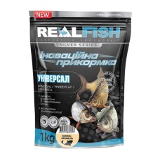Прикормка Real Fish Silver Series Універсал Ваніль-карамель 1kg (809.00.39) Прикормка Real Fish Silver Series Універсал Ваніль-карамель 1kg (809.00.39)