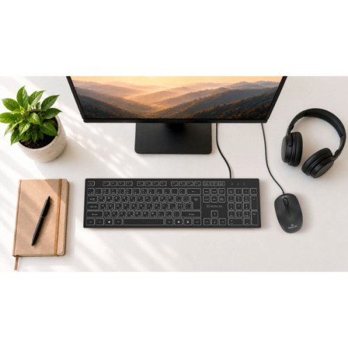 Клавіатура REAL-EL RK-7050 USB Black (EL123100054)