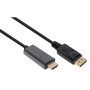 Кабель мультимедійний DisplayPort M to HDMI M 1.8m V1.4/V2.1 4K120/8K60 Vinga (VCPDP14HI211.8)