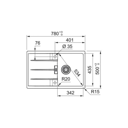 Мийка кухонна Franke Maris MRG 651-78 (114.0565.124)