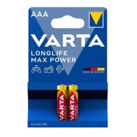 Батарейка Varta AAA Longlife Max Power лужна * 2 (04703101412)