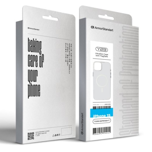 Чохол до мобільного телефона Armorstandart Y23 MagSafe Apple iPhone 15 Transparent (ARM82482)
