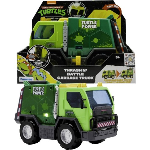 Ігровий набір Funrise TMNT Черепашки-Ніндзя класичні Бойовий сміттєвоз зі світлом та звуком (71045)