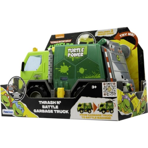 Ігровий набір Funrise TMNT Черепашки-Ніндзя класичні Бойовий сміттєвоз зі світлом та звуком (71045)