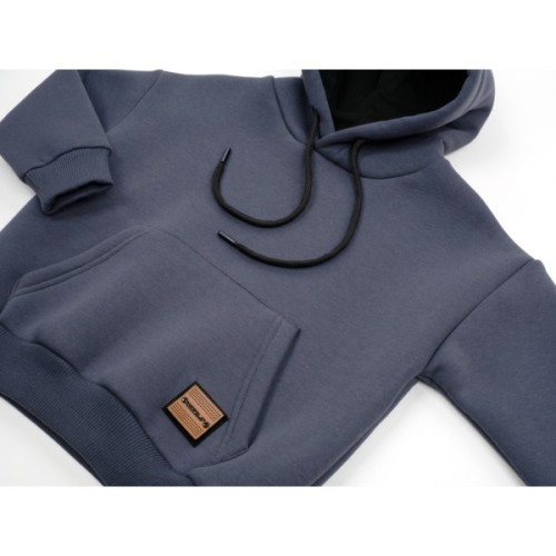Кофта дитяча Cloise худи флісова (CL0115008-116-gray)