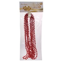 Намисто на ялинку Chomik 2.7 м 6 мм, пластик, червоний (5901292658502_3)