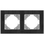 Рамка Videx BINERA чорний алюміній 2 пости (VF-BNFRA2H-B)
