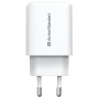 Зарядний пристрій Armorstandart 1xUSB-C + 1xUSB 25W GaN white (ARM89532)