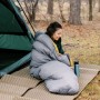 Спальний мішок Tribe Down 800 Long пуховий сірий лівий (T-CH-0010-grey-L)