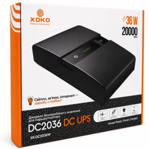 Пристрій безперебійного живлення XoKo DC2036 36W (XK-DC2036W)