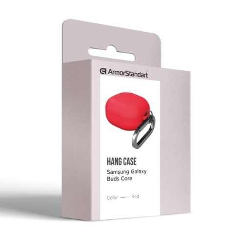 Чохол для навушників Armorstandart Hang Case For Samsung Galaxy Buds Core Red (ARM88044)