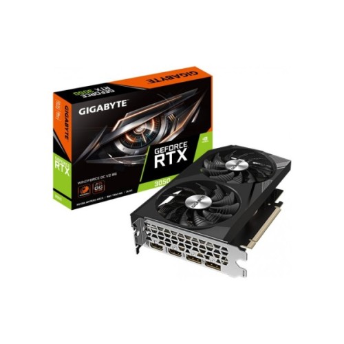 Відеокарта GIGABYTE GeForce RTX3050 8Gb WINDFORCE OC V2 (GV-N3050WF2OCV2-8GD)