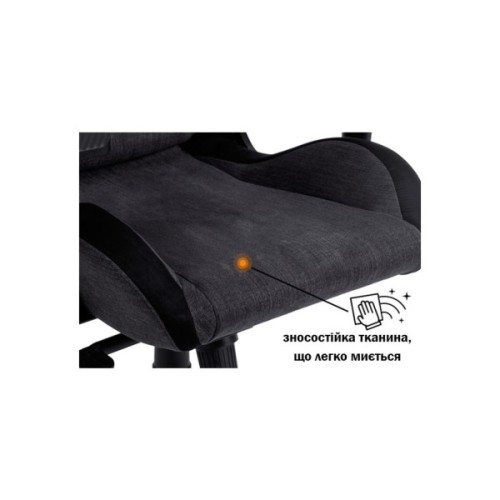 Крісло ігрове GT Racer X-8005 Dark Gray/Black Suede