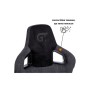 Крісло ігрове GT Racer X-8005 Dark Gray/Black Suede