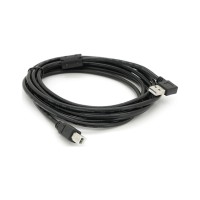 Кабель для принтера USB 2.0 AM/BM 2.0m 90° corner black Ritar (YT-AM/BM90°-2.0B)