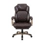 Офісне крісло Richman Преміо Пластик Річ Synchro Шкіра Спліт Темно-коричнева (R00000042322)