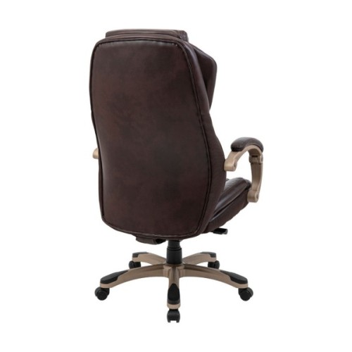Офісне крісло Richman Преміо Пластик Річ Synchro Шкіра Спліт Темно-коричнева (R00000042322)