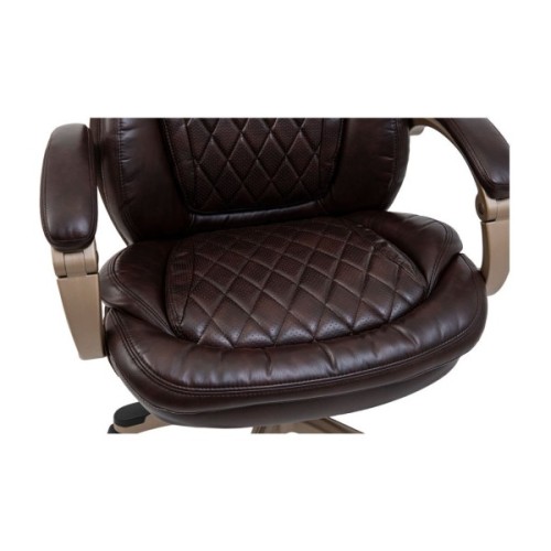 Офісне крісло Richman Преміо Пластик Річ Synchro Шкіра Спліт Темно-коричнева (R00000042322)