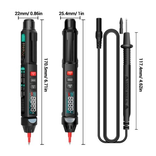 Цифровий мультиметр ANENG A3008, V, A, R, C, T, F (A3008)