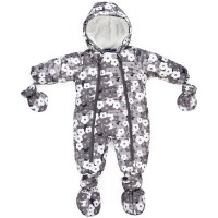Комбінезон дитячий Verscon "Flowers" (3870-74-gray)