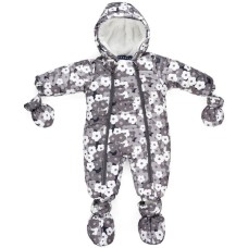 Комбінезон дитячий Verscon "Flowers" (3870-74-gray)