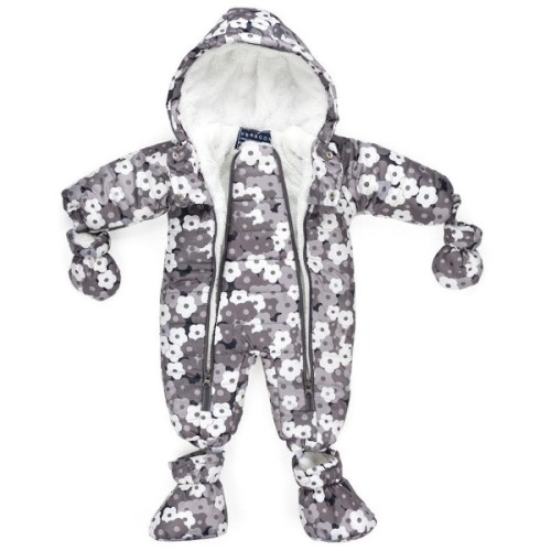 Комбінезон дитячий Verscon "Flowers" (3870-74-gray)