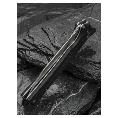 Ніж Civivi Neurohaptic, Bead Blast, чорний G10 (C23080-2)