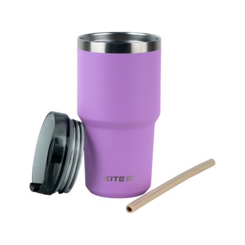 Термокружка Kite 600 мл фіолетова (K24-1206-2)