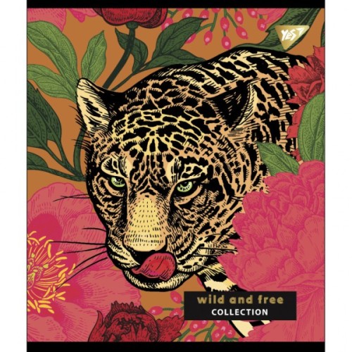 Зошит Yes А5 Wild and free 48 аркушів лінія (766891)