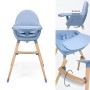 Стілець для годування Kinderkraft 2 в 1 Fini 2 Nordic Breeze (5902533929733)