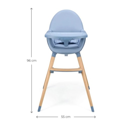 Стілець для годування Kinderkraft 2 в 1 Fini 2 Nordic Breeze (5902533929733)
